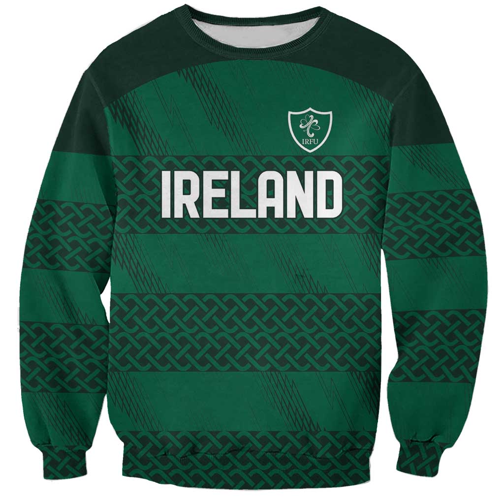 Custom Ireland Rugby Sweatshirt Celtic Heritage - Wonder Print Shop
