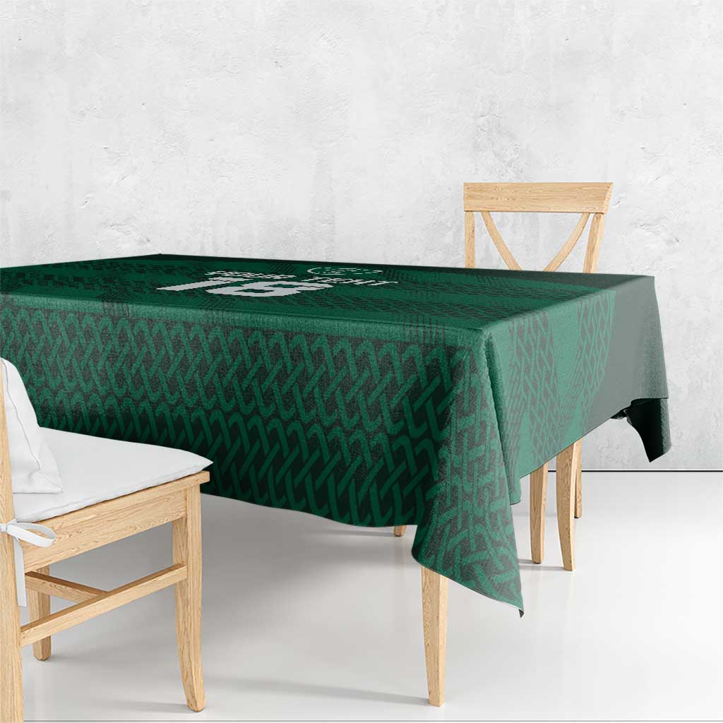 Custom Ireland Rugby Tablecloth Celtic Heritage - Wonder Print Shop