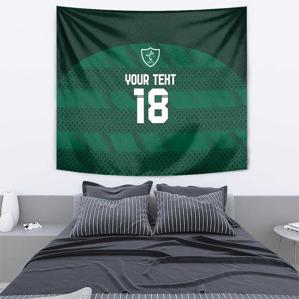 Custom Ireland Rugby Tapestry Celtic Heritage - Wonder Print Shop