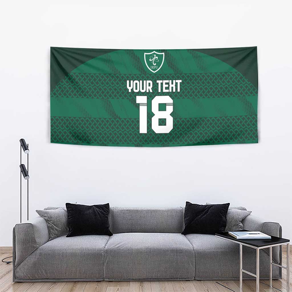 Custom Ireland Rugby Tapestry Celtic Heritage - Wonder Print Shop