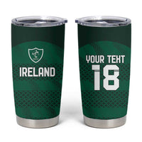 Custom Ireland Rugby Tumbler Cup Celtic Heritage - Wonder Print Shop