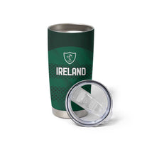 Custom Ireland Rugby Tumbler Cup Celtic Heritage - Wonder Print Shop
