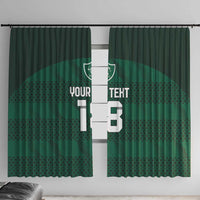 Custom Ireland Rugby Window Curtain Celtic Heritage - Wonder Print Shop