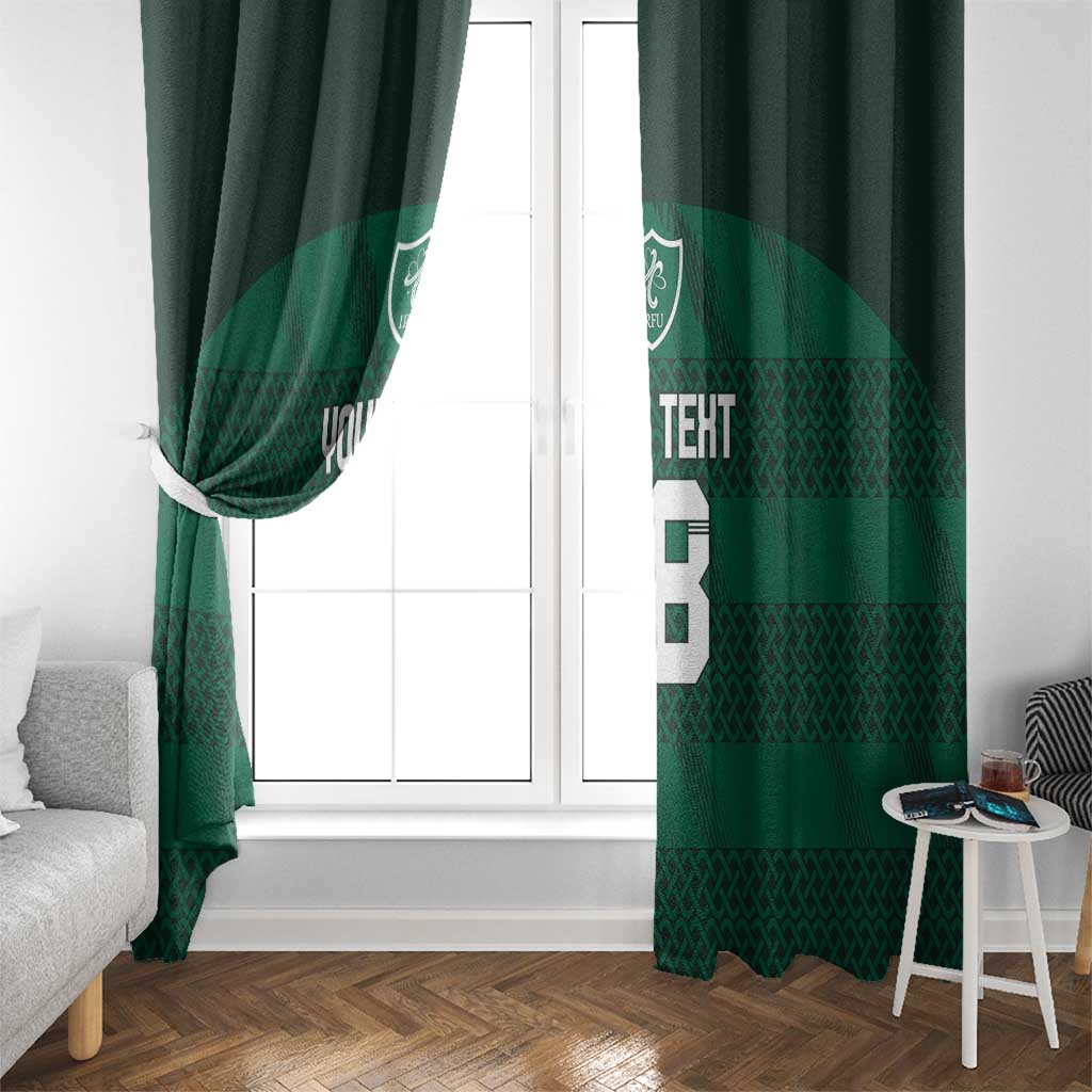 Custom Ireland Rugby Window Curtain Celtic Heritage - Wonder Print Shop