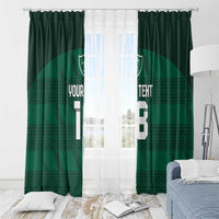 Custom Ireland Rugby Window Curtain Celtic Heritage - Wonder Print Shop
