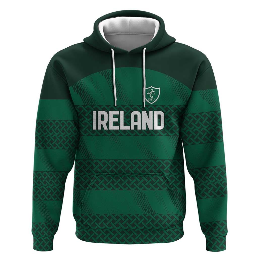 Custom Ireland Rugby Zip Hoodie Celtic Heritage - Wonder Print Shop