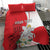 Personalized Georgia Independence Restoration Day Bedding Set Dzala Ertobashia Rosa Laevigata