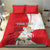 Personalized Georgia Independence Restoration Day Bedding Set Dzala Ertobashia Rosa Laevigata