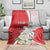 Personalized Georgia Independence Restoration Day Blanket Dzala Ertobashia Rosa Laevigata