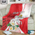 Personalized Georgia Independence Restoration Day Blanket Dzala Ertobashia Rosa Laevigata
