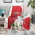 Personalized Georgia Independence Restoration Day Blanket Dzala Ertobashia Rosa Laevigata