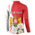 Personalized Georgia Independence Restoration Day Button Sweatshirt Dzala Ertobashia Rosa Laevigata