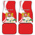 Personalized Georgia Independence Restoration Day Car Mats Dzala Ertobashia Rosa Laevigata