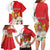 Personalized Georgia Independence Restoration Day Family Matching Long Sleeve Bodycon Dress and Hawaiian Shirt Dzala Ertobashia Rosa Laevigata
