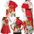 Personalized Georgia Independence Restoration Day Family Matching Off Shoulder Maxi Dress and Hawaiian Shirt Dzala Ertobashia Rosa Laevigata