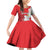 Personalized Georgia Independence Restoration Day Family Matching Off Shoulder Short Dress and Hawaiian Shirt Dzala Ertobashia Rosa Laevigata