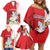 Personalized Georgia Independence Restoration Day Family Matching Off Shoulder Short Dress and Hawaiian Shirt Dzala Ertobashia Rosa Laevigata