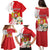 Personalized Georgia Independence Restoration Day Family Matching Puletasi and Hawaiian Shirt Dzala Ertobashia Rosa Laevigata