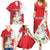 Personalized Georgia Independence Restoration Day Family Matching Summer Maxi Dress and Hawaiian Shirt Dzala Ertobashia Rosa Laevigata