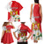 Personalized Georgia Independence Restoration Day Family Matching Tank Maxi Dress and Hawaiian Shirt Dzala Ertobashia Rosa Laevigata