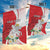 Personalized Georgia Independence Restoration Day Garden Flag Dzala Ertobashia Rosa Laevigata