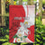 Personalized Georgia Independence Restoration Day Garden Flag Dzala Ertobashia Rosa Laevigata