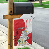 Personalized Georgia Independence Restoration Day Garden Flag Dzala Ertobashia Rosa Laevigata