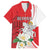 Personalized Georgia Independence Restoration Day Hawaiian Shirt Dzala Ertobashia Rosa Laevigata