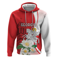 Personalized Georgia Independence Restoration Day Hoodie Dzala Ertobashia Rosa Laevigata