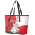 Personalized Georgia Independence Restoration Day Leather Tote Bag Dzala Ertobashia Rosa Laevigata