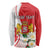 Personalized Georgia Independence Restoration Day Long Sleeve Shirt Dzala Ertobashia Rosa Laevigata