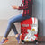 Personalized Georgia Independence Restoration Day Luggage Cover Dzala Ertobashia Rosa Laevigata