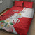 Personalized Georgia Independence Restoration Day Quilt Bed Set Dzala Ertobashia Rosa Laevigata