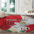 Personalized Georgia Independence Restoration Day Round Carpet Dzala Ertobashia Rosa Laevigata