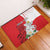 Personalized Georgia Independence Restoration Day Rubber Doormat Dzala Ertobashia Rosa Laevigata