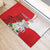 Personalized Georgia Independence Restoration Day Rubber Doormat Dzala Ertobashia Rosa Laevigata