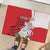 Personalized Georgia Independence Restoration Day Rubber Doormat Dzala Ertobashia Rosa Laevigata