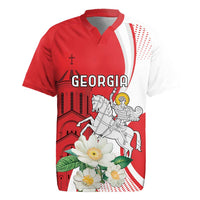 Personalized Georgia Independence Restoration Day Rugby Jersey Dzala Ertobashia Rosa Laevigata