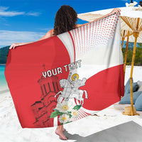 Personalized Georgia Independence Restoration Day Sarong Dzala Ertobashia Rosa Laevigata