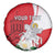 Personalized Georgia Independence Restoration Day Spare Tire Cover Dzala Ertobashia Rosa Laevigata