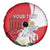 Personalized Georgia Independence Restoration Day Spare Tire Cover Dzala Ertobashia Rosa Laevigata