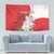 Personalized Georgia Independence Restoration Day Tapestry Dzala Ertobashia Rosa Laevigata