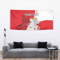 Personalized Georgia Independence Restoration Day Tapestry Dzala Ertobashia Rosa Laevigata
