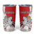 Personalized Georgia Independence Restoration Day Tumbler Cup Dzala Ertobashia Rosa Laevigata