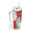 Personalized Georgia Independence Restoration Day Tumbler With Handle Dzala Ertobashia Rosa Laevigata