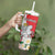 Personalized Georgia Independence Restoration Day Tumbler With Handle Dzala Ertobashia Rosa Laevigata