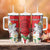 Personalized Georgia Independence Restoration Day Tumbler With Handle Dzala Ertobashia Rosa Laevigata