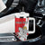 Personalized Georgia Independence Restoration Day Tumbler With Handle Dzala Ertobashia Rosa Laevigata