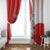 Personalized Georgia Independence Restoration Day Window Curtain Dzala Ertobashia Rosa Laevigata