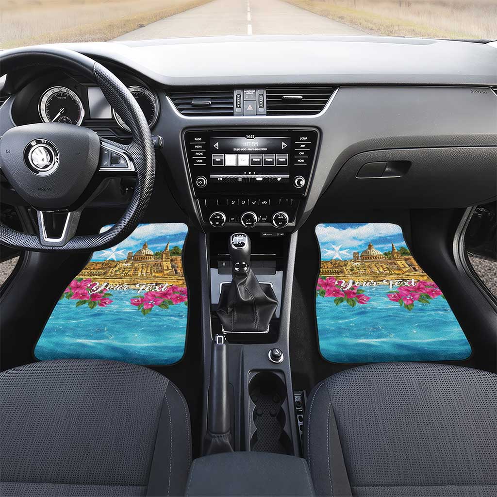 Personalized Malta Car Mats Valletta Capital Maltese Cross